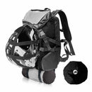 Moman BM2 is the best backpack for motorcycle riding. It has a front helmet carrier and helmet raincover.