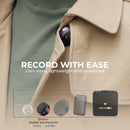 Moman Coin is a wireless mini microphone in coin size.