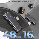 Moman Coin delivers studio-grade audio with 48KHz, 16-bit sampling rate.