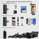 Moman Coin includes Lightning, USB-C, and TRS connectors, compatible with a wide range of devices.