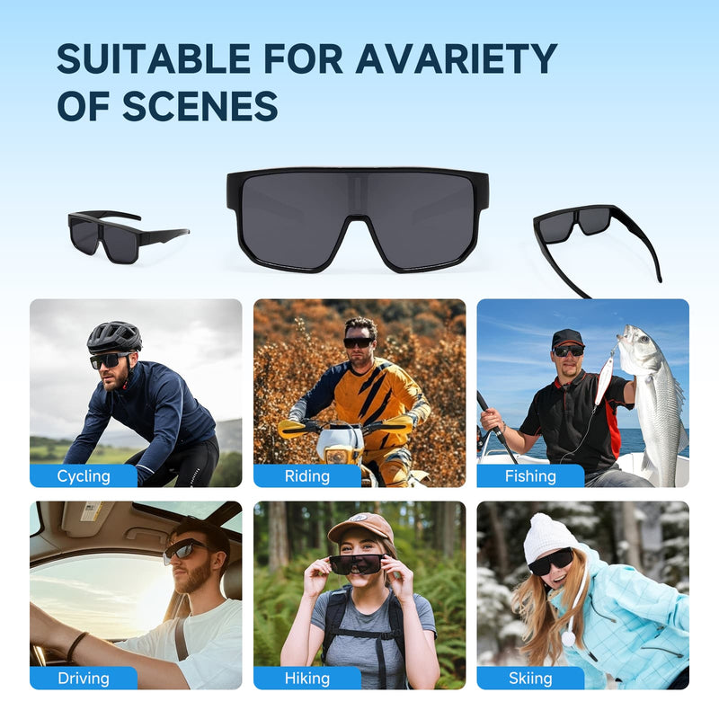 Moman CG glasses for motorcycle riders can also be used in cycling, skiing, hiking, driving, and more. 