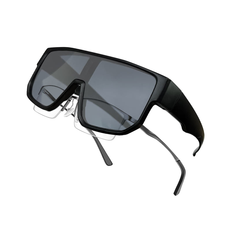 Moman CG glasses for motorcycle riders can be used over prescription glasses.