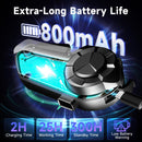 Moman H2S is equipped with an 800mAh battery for 25 hours of working.