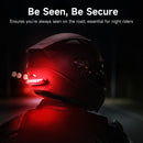 Moman HL1S allows the rider to be seen at night to stay secure.