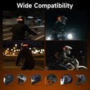 Moman HLT1 is widely compatible with different types of helmets.