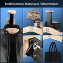 Moman HRW1 is a universal motorcycle helmet and jacket rack that organizes jackets, hats, keys, bags, and more.