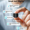 Moman M2 measures 0.87*0.67*0.51 inches and can work in a wide range of conditions.