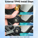 Moman M2 motorcycle tyre pressure monitor step-by-step installation guide