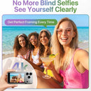 Moman XView M4 Touch offers 4K monitoring of phone rear camera filming.