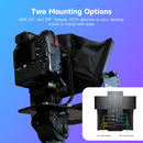 Moman MT12 offers two mounting options, including 1/4’’ and 3/8’’ screw holes.