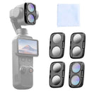 Moman PKT4P includes ND16, ND32, ND64, and CPL lens filters for the DJI Osmo Pocket 4 Pro.