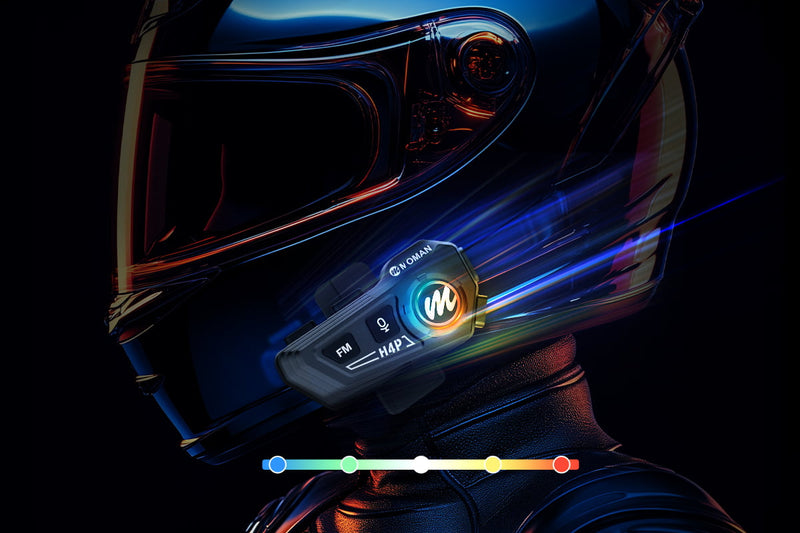 The control button on the Moman RS-H4P is big and features RGB lighting.
