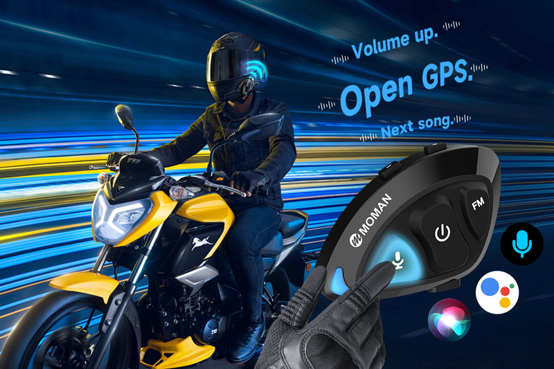 Moman RS-S enables one-button activation of the voice assistant.