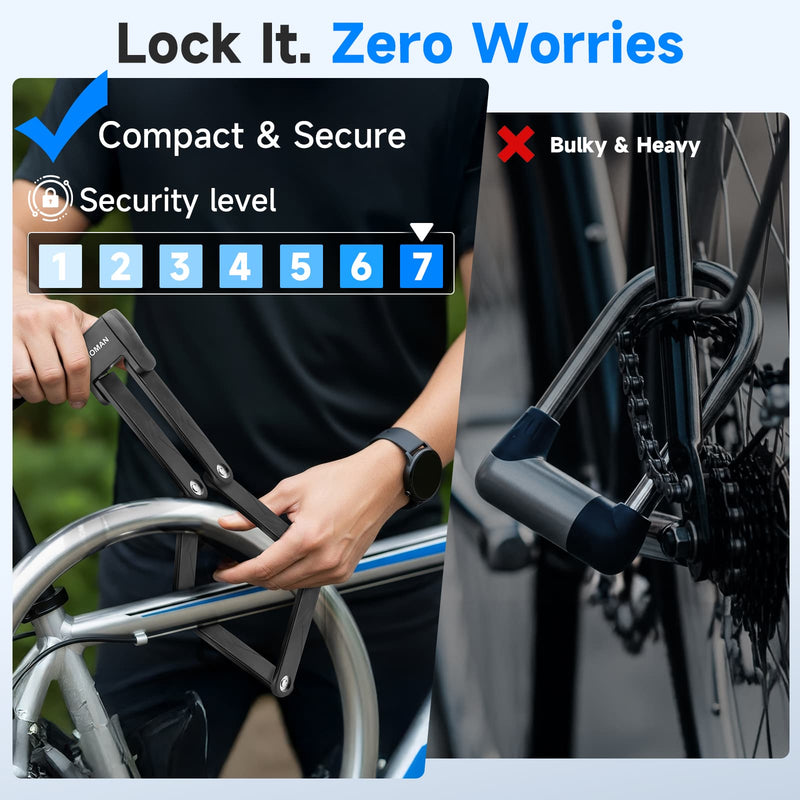 Best chain lock for motorcycle Moman TLK is compact and secure, offering a high level of security.