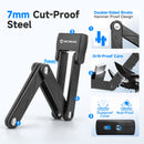 Moman TLK features 7 mm cut-resistant steel, double-sided rivets, and a drill-proof core.