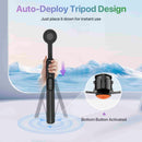 Moman WS22 is an auto-deploy tripod with a bottom button activation for quick setup.
