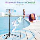 Moman WS22 magnetic selfie tripod includes a Bluetooth remote control for solo shooting.