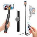 Moman WS22 magnetic tripod works with MagSafe magnetic phones, and includes a Bluetooth remote control. 