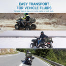 The Moman bag is designed for easy transport of vehicle fluids.