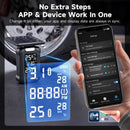 Moman MK2 shows synced data on the supplied display and Android and iOS compatible app.