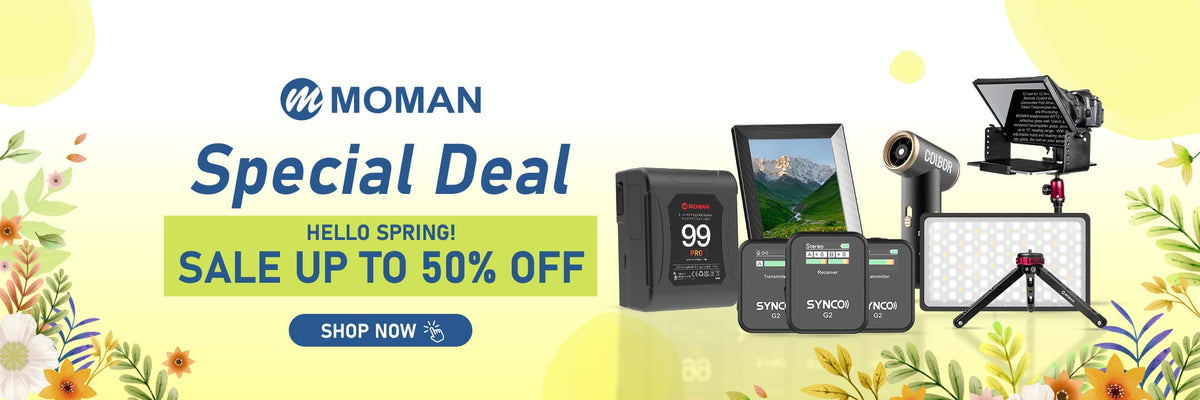Moman May Special Deal: Click and shop for best bugdet photography gears with up to 50% OFF!
