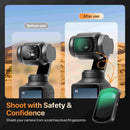 Moman PKT3 protects a camera lens, avoiding scratches, dust, and fingerprints. 