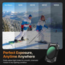 Moman PKT3 ND filters adjust sunlight and achieve cinematic motion blur.