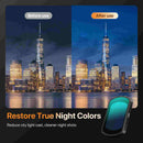 Moman PKT3 LPR filter reduce light cast for better night photography.