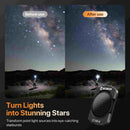 Moman PKT3 star filter turns light sources into stunning stars at night.