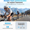 SYNCO Xtalk S in ear intercom headset connects up to 5 users with one touch for instant group talk.