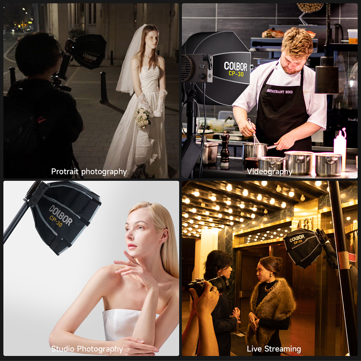 ミニソフトボックス COLBOR CP30 | Moman