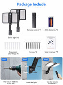 Moman SL218 屋外用 LED ソーラースポットライト