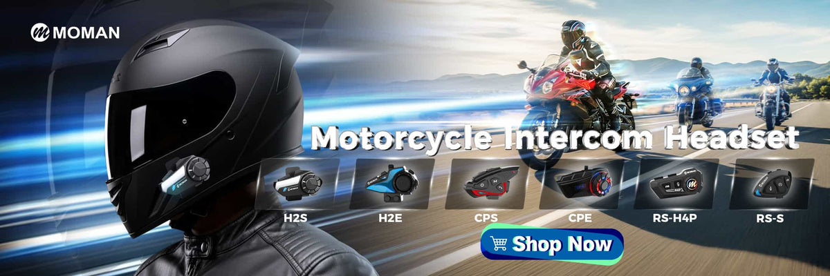 Moman Helmet Intercom Headset--Best For Motorcycle Riding