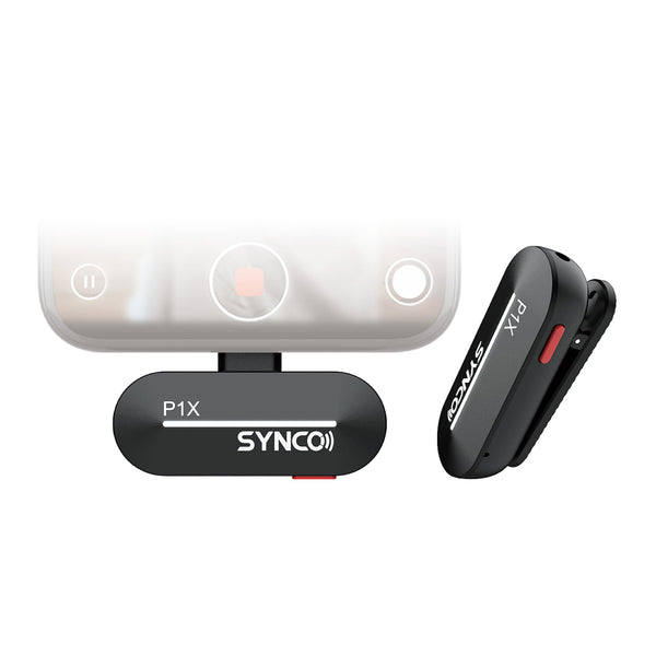 SYNCO P1X vlogger wireless microphone is a 1-to-1  external recording device.