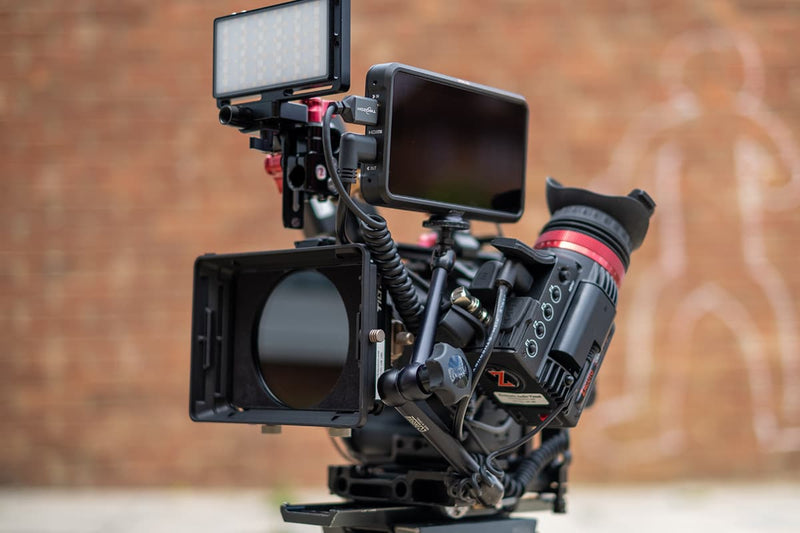 Moman offers photography gear like monitors, wireless mics, V-mount batteries, and more.