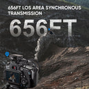 Moman C1 & C1X wireless lavalier microphone for DSLR at 2.4GHz frequency band features 656ft/200m synchronous tansmission.