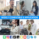 Moman C1 is a mini wireless mic for devices like DSLR, PC, camercorder, phone, etc.