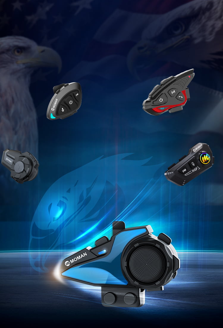 The Moman H2E is the latest motorcycle helmet intercom at momanx.com. 