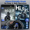 Interfono per moto Moman CP-X Mesh per un massimo di 24 motociclisti, riduzione del rumore ENC, multitasking audio, controllo automatico del volume, portata di 2 km