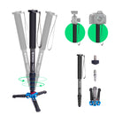 Monopod for DSLR camera Moman C65L is made of 8 layers of carbon fiber, more lightweight and compact than C65