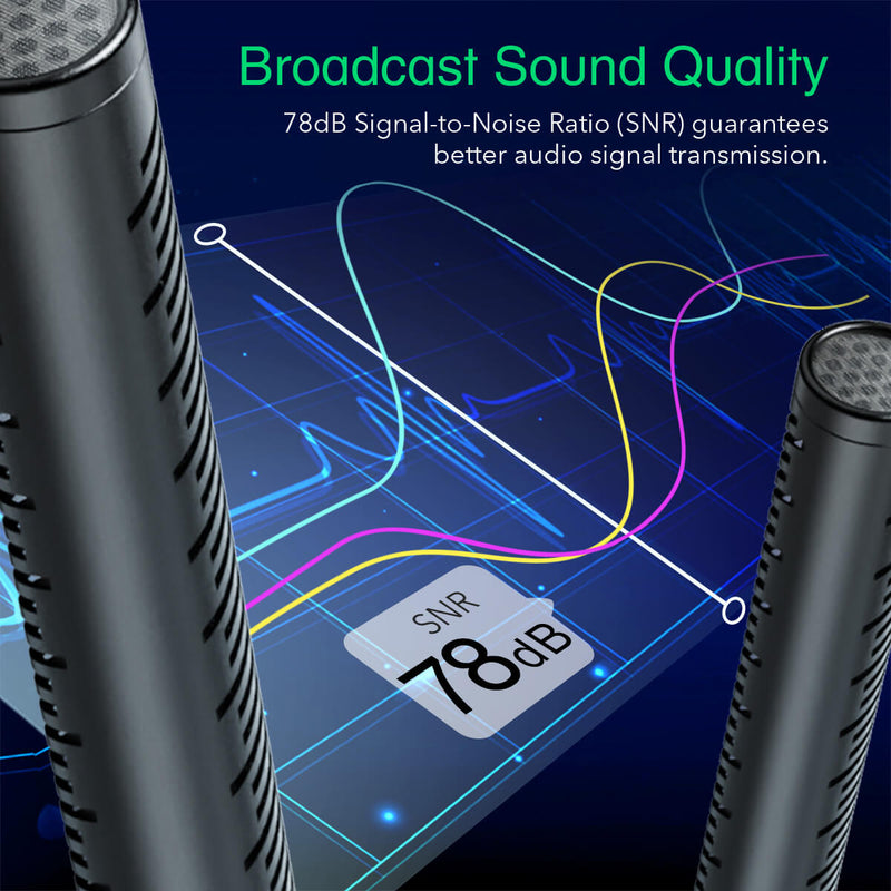 SYNCO D1 features a broadcast sound quality of 78dB SNR, allowing a safe and stable audio signal transmission