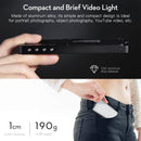 Moman ML6-RC is a compact and brief video light, which is made of aluminum alloy