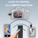 Moman CLICA tripod is equipped with a remote, which can click to control all camera functions