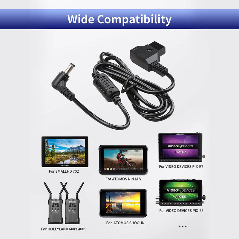 Alvin's Cables Anton Bauer Power Tap D-Tap op DC 2,1 12V rechthoekige spiraalkabel voor KiPRO LCD-monitoren Alvin's Cables Anton Bauer Power Tap D-Tap op DC 2,1 12V rechthoekige spiraalkabel voor KiPRO LCD-monitoren