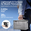 As one of the most perfect lights for music video, COLBOR CL100 provides powerful output and compact size for mobile shooting