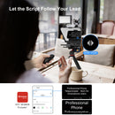 Moman MT1 lets the script follow your lead through the app"Moman Prompter" and the compatible remote
