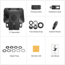 Desview T3’s package includes a teleprompter, a prompting clamp, a phone clamp, 5 foam shading rings, etc.