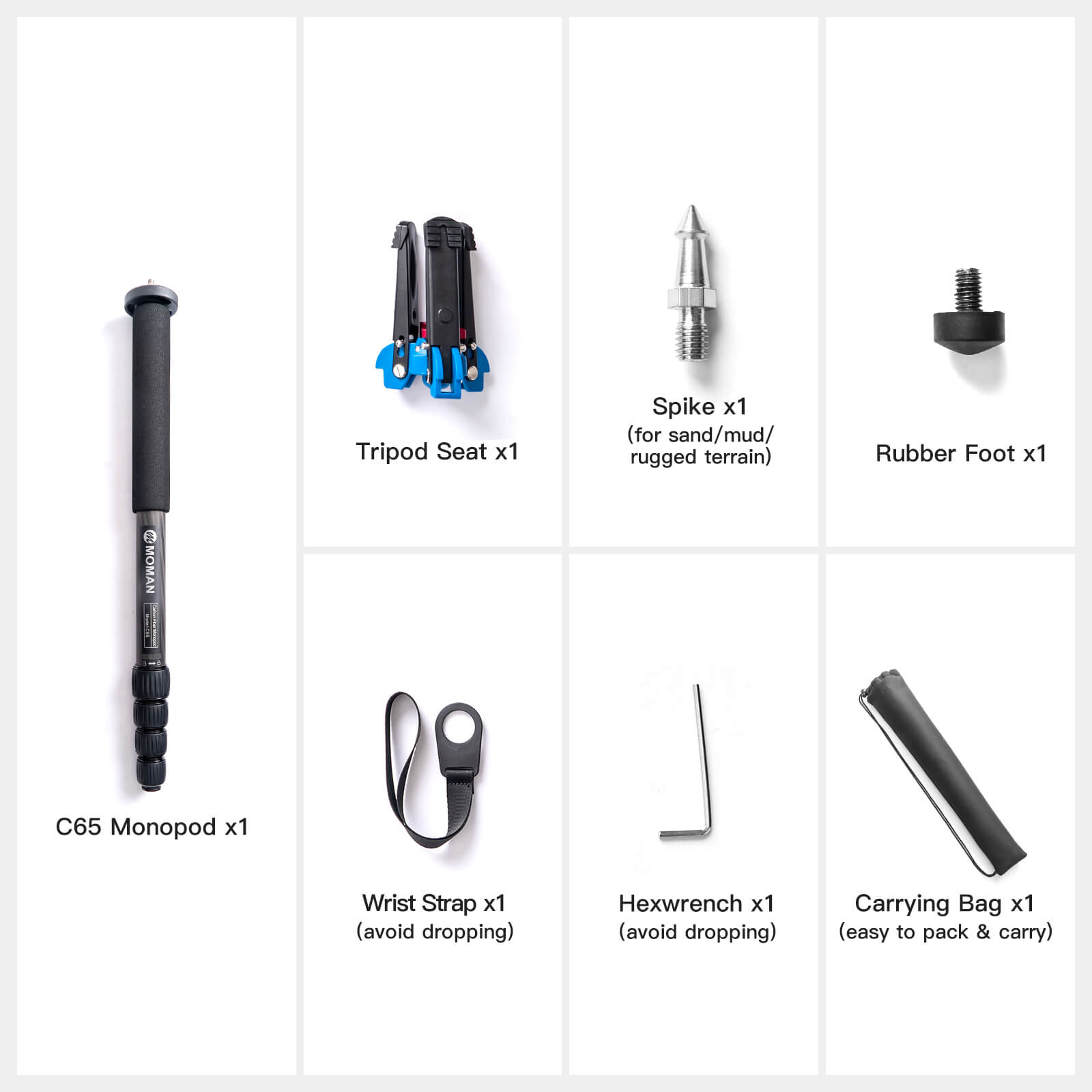 Moman C65's package list