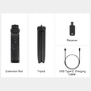 Package list of Moman CLICA selfie stick tripod