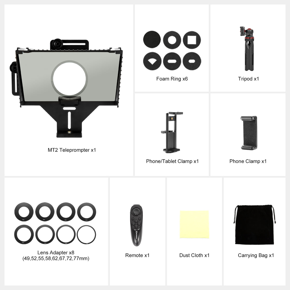 未使用品　MOMAN MT2 テレプロンプター Best Budget Teleprompter for Video Conferencing Moman MT2